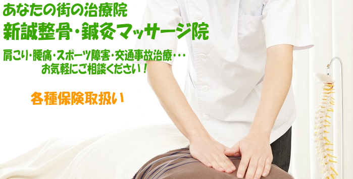 杉並区井荻駅近くの整骨院、新誠整骨・鍼灸マッサージ院